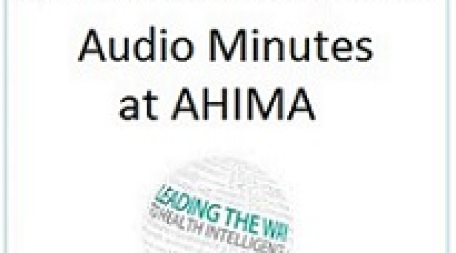 Audio Minutes at AHIMA 2014