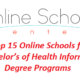 Best Online Schools for Bachelor’s of Health Informatics Degree