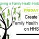 The Friday Five – Family Health History Day