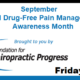 The Friday Five – September is National Drug-Free Pain Management Awareness Month