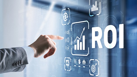 Roi Return On Investment Business Technology Analysis Finance Concept